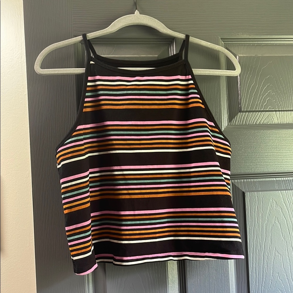 torrid Striped Crop Top